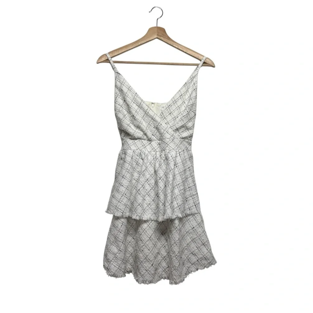 NWOT REVOLVE LOVERS & FRIENDS Nim Tweed Mini Dress S - Picture 4 of 9